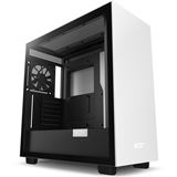 NZXT H7 mit Sichtfenster Midi Tower ohne Netzteil schwarz/weiss NZXT H7 mit Sichtfenster Midi Tower ohne Netzteil schwarz/weiss
