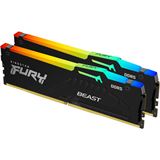 32GB Kingston FURY Beast RGB DDR5-5600 DIMM CL40 Dual Kit