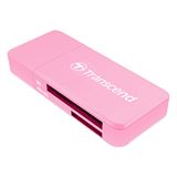 Transcend Card Reader USB-A 3.1 - 2in1, pink