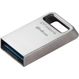 64 GB Kingston DataTraveler Micro G2 silber USB 3.0