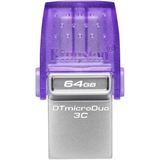 64 GB Kingston DataTraveler microDuo 3C G3 lila USB 3.0 und Typ C 64 GB Kingston DataTraveler microDuo 3C G3 lila USB 3.0 und Typ C
