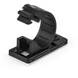 Startech 100 St&uuml;ck Kabelklemmen, schwarz, mittel