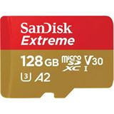 128 GB SanDisk Extreme microSDXC Class 10 UHS-I U3 A2 Retail 128 GB SanDisk Extreme microSDXC Class 10 UHS-I U3 A2 Retail