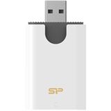 Silicon Power Combo USB 3.1 Card Reader microSD and SD weiß Silicon Power Combo USB 3.1 Card Reader microSD and SD weiß