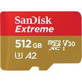 512GB SanDisk MicroSDXC Extreme 190MB/130MB