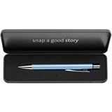 Pelikan Kugelschreiber Snap Metalic K10 Frostblau im Etui