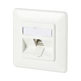 Metz Connect C6Amodul 1 Port 180° Modul UP, reinweiß
