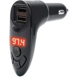 Manhattan Bluetooth FM-Transmitter mit 2-Port Kfz-Ladegerät Manhattan Bluetooth FM-Transmitter mit 2-Port Kfz-Ladegerät