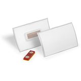 Durable Namensschild Click Fold m Magnet 54x90mm 10Stk trans Durable Namensschild Click Fold m Magnet 54x90mm 10Stk trans