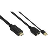 Good Connections Adapter HDMI 2.0b Stecker an DisplayPort 1.2 Buchse, Good Connections Adapter HDMI 2.0b Stecker an DisplayPort 1.2 Buchse,