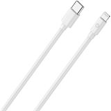2.00m Realpower Lade/Datenkabel Type-C auf lightning weiss MFI 2.00m Realpower Lade/Datenkabel Type-C auf lightning weiss MFI