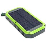 Realpower Powerbank PB-10000 Solar, 10000 mAh, USB C, QI
