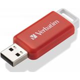 16GB Verbatim Databar V USB 2.0 STICK RED