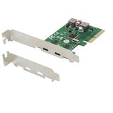 Conceptronic PCI Express Card 2 Port USB-C 3.2