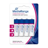 MEDIARANGE SUPER HEAVY DUTY BAT 4er PACK MRBAT144 R6 Zink-Kohle MEDIARANGE SUPER HEAVY DUTY BAT 4er PACK MRBAT144 R6 Zink-Kohle