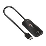 Club3D Adapter HDMI + MicroUSB > DP 4K120Hz aktiv St/Bu retail Club3D Adapter HDMI + MicroUSB > DP 4K120Hz aktiv St/Bu retail