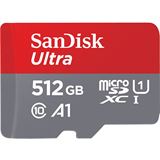 512GB SanDisk MicroSDXC Ultra 150MB C10 U1 A1 wA