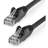 (EUR 1,59* / 1 m) 10.00m Startech Cat. 6 Patchkabel U/UTP RJ45 Stecker auf RJ45 Stecker Schwarz AWG24 / LSZH / PoE