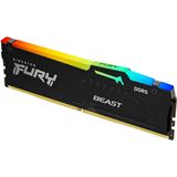 16GB Kingston FURY Beast RGB DDR5-5600 DIMM CL36 Single