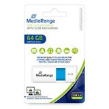 64GB MediaRange USB Stick MR974 16MB/s USB 2.0 hellblau