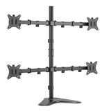 Equip Tischfuß 17"-32"/ 9kg 4TFT 360° sw