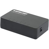 Intellinet Desktop 5-Port Fast Ethernet Switch schwarz