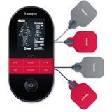Beurer EM59 EMS/TENS Muskelstimulator 64663 elektrisch schwarz-rot