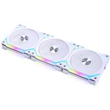 Lian Li Uni Fan SL120 V2 RGB PWM Lüfter, 3er Pack - 120mm, weiss Lian Li Uni Fan SL120 V2 RGB PWM Lüfter, 3er Pack - 120mm, weiss