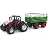 Amewi RC Traktor mit Viehtransporter LiIon 500mAh wei&szlig;/6+
