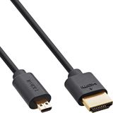 (&euro;17,80*/1m) 0.50m InLine HDMI Anschlusskabel Ultra High Speed