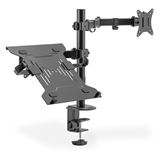 Digitus Monitor Arm with Notebook Tray 17-32IN CLAMP OR GROMMET MOUNT Digitus Monitor Arm with Notebook Tray 17-32IN CLAMP OR GROMMET MOUNT