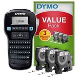 Dymo LabelManager 160 Value Pack mit 3 D1-B&auml;nder 12mm Azerty