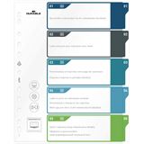 Durable Register A4 + 6tlg. 1-6 farbige Taben+trans. Formbl. Durable Register A4 + 6tlg. 1-6 farbige Taben+trans. Formbl.