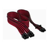 Corsair PSU Cable 12+4pin PCIe Gen5 Type-4 Bl/Rd