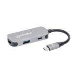 Manhattan USB-C auf HDMI 3-in-1 Docking-Konverter mit PD
