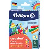 Pelikan Knete Creaplast« 198/8FS, 8 Farben Faltschachtel