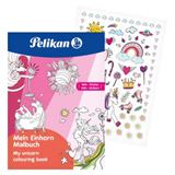 Pelikan Malbuch mit Stickern MBmS, 48 Seiten FSC