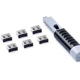 SmartKeeper Basic "USB-A Port" Blocker 6 Stk.+Key schwarz