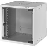 Logilink Wandgeh&auml;use 10 Zoll, 6 HE, montiert, grau