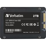 2TB Verbatim Vi550 S3 2.5" (6.4cm) SATA 6Gb/s 3D NAND (49354-483)