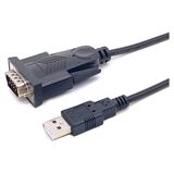 1.50m Equip Adapter USA-A -> Seriell RS232-DB9 St/St sw