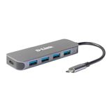 D-Link DUB-2340 2-in-1 USB-C Hub mit USB-PD retail