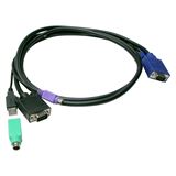 LevelOne KVM Kabel ACC-3201 USB+PS/2 1,80m