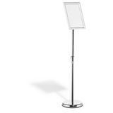 Durable Bodenständer INFO Aluminium Klapprahmen A4 silber