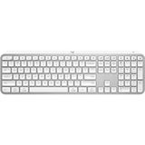 Logitech MX Keys S USB 2.4GHz Bluetooth Deutsch wei&szlig;/grau (kabellos)
