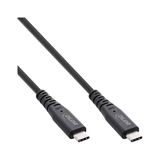(&euro;6,45*/1m) 2.00m InLine USB-C Anschlusskabel PD Stecker auf