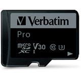 256GB Verbatim microSDXC-Card, PRO, U3, UHS-I, 4K UHD (R) 100MB/s, 256GB Verbatim microSDXC-Card, PRO, U3, UHS-I, 4K UHD (R) 100MB/s,