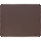 InLine Maus-Pad Premium Kunstleder braun, 255x220x3mm