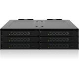 Icy Dock ToughArmor 6x 2.5" 9.5mm U.2/U.3 NVMe to 3x SlimSAS in Icy Dock ToughArmor 6x 2.5" 9.5mm U.2/U.3 NVMe to 3x SlimSAS in