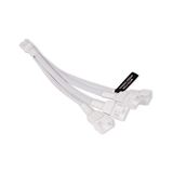 Alphacool LK Y-Splitter 4-Pin auf 4x 4-Pin PWM 15cm wei&szlig;